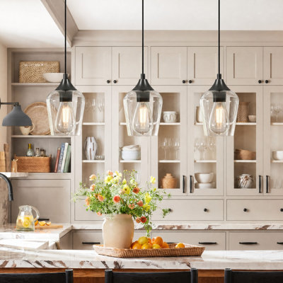 Pendant Light Fixture with Adjustable Height