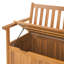 Banc de rangement d'extérieur en bois d'acacia l 47 po Londonderry