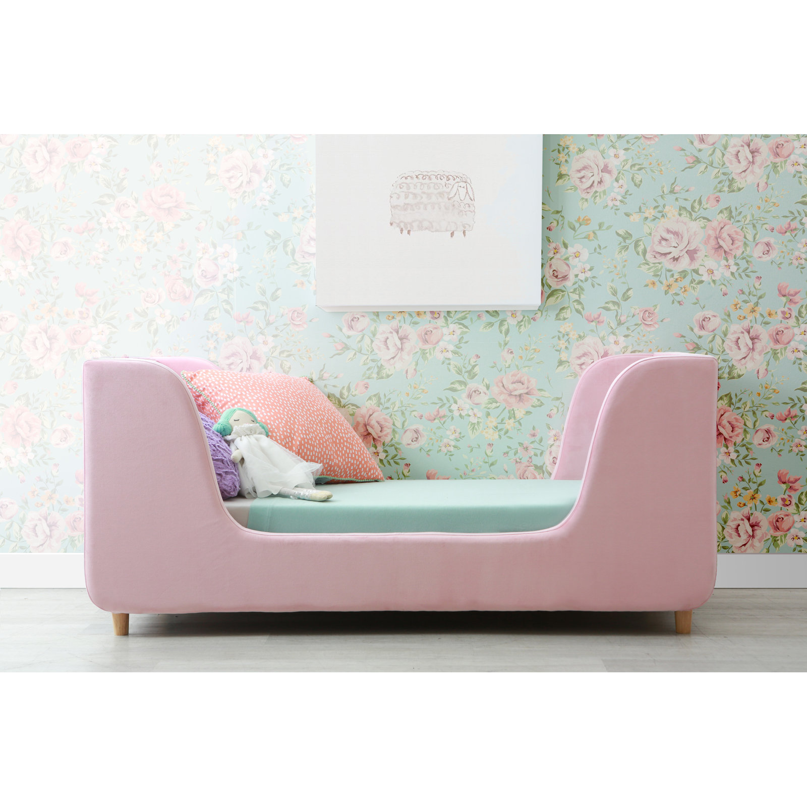 Bodhi Toddler Bed, Cotton Candy Pink