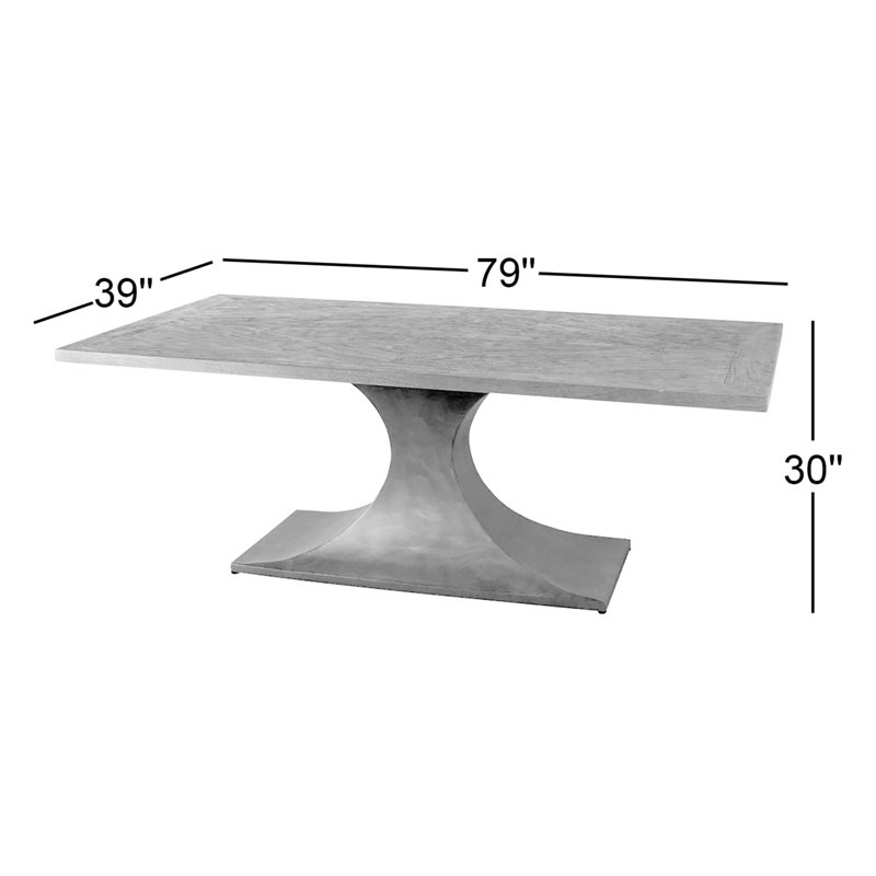 Maxton Dining Table, White
