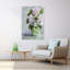 Art contemporain hortensia abstrait moderne-431909873