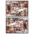 Kawasaki Set Canvas Expressionism Abstract by Art Remedy-111735662-111735658