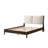 Chad Split Post Solid Wood Upholstered Bed-1760594691