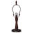 12"H Tiffany Hanginghead Dragonfly w/ Twisted Fly Mosaic Base Mini Lamp