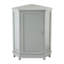 Armoire de rangement en coin moderne de style moderne avec tablettes réglables pour le salon et le vestibule. - Étagères de salle de bain spacieuses. Durabilité-64019385
