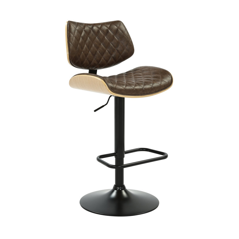 Swivel Yes Bar Stool with Steel Frame