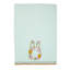 Floral Bunny Embroidered Dish Towel