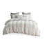 Ensemble de housse de couette en jacquard de coton 3 pièces très grand / très grand californien-117517579-117517580