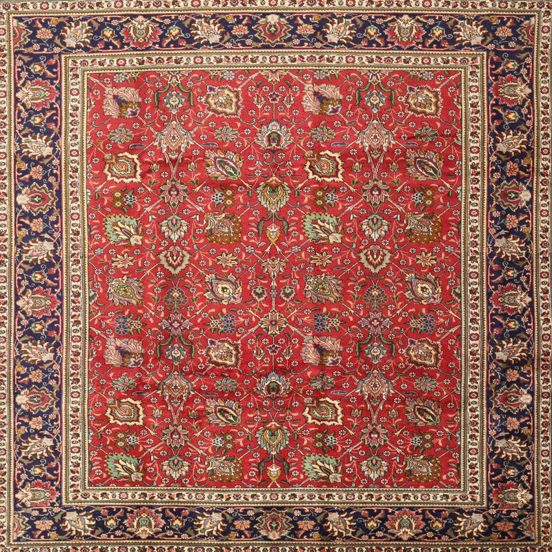 Brandon-Lee Oriental Indoor Rug, Round 7'