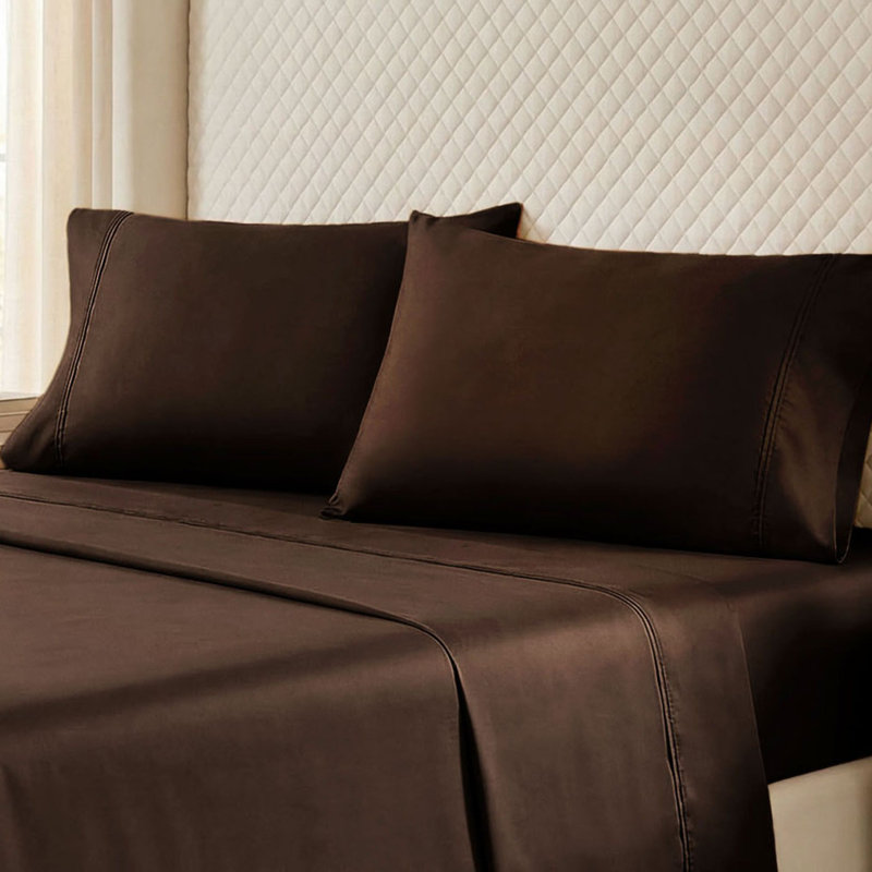 Edmont Certified Egyptian Cotton 530 Thread Count Solid Pillowcase, Standard, White