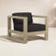 Coastal Teak Patio Chair with Sunbrella Cushions-487892799