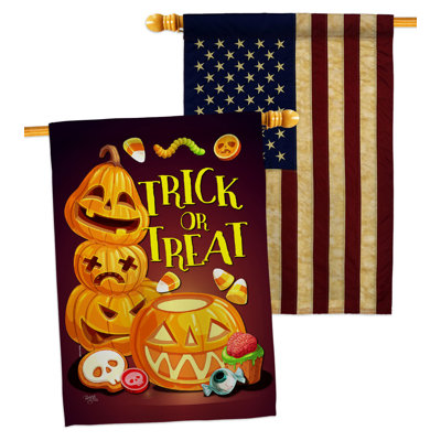 Spooky Sweet 2-Sided Polyester 40 x 28 in. House Flag