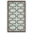 Warren Hand Woven Flat Weave Wool/Cotton Geometric Rug in Light Blue-17572122