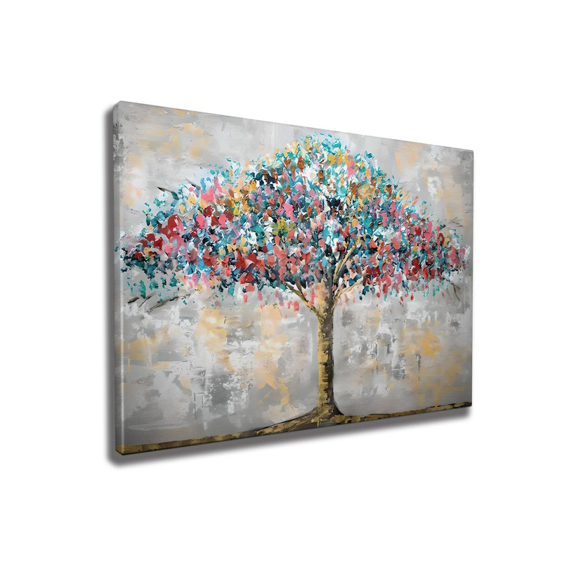 Stunning Decorative Canvas Painting, 19.7 x 27.6 inches | 50% Cotton / 50% Polyester, Digital Printing on Canvas | Elegant Wooden Frame (0.8 x 1.2 inches) | Perfect for Living Room, Bedroom & Office Decor