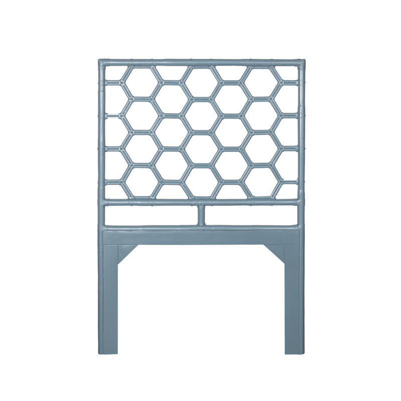 Honeycomb Open-Frame Headboard, Twin, Regatta Blue