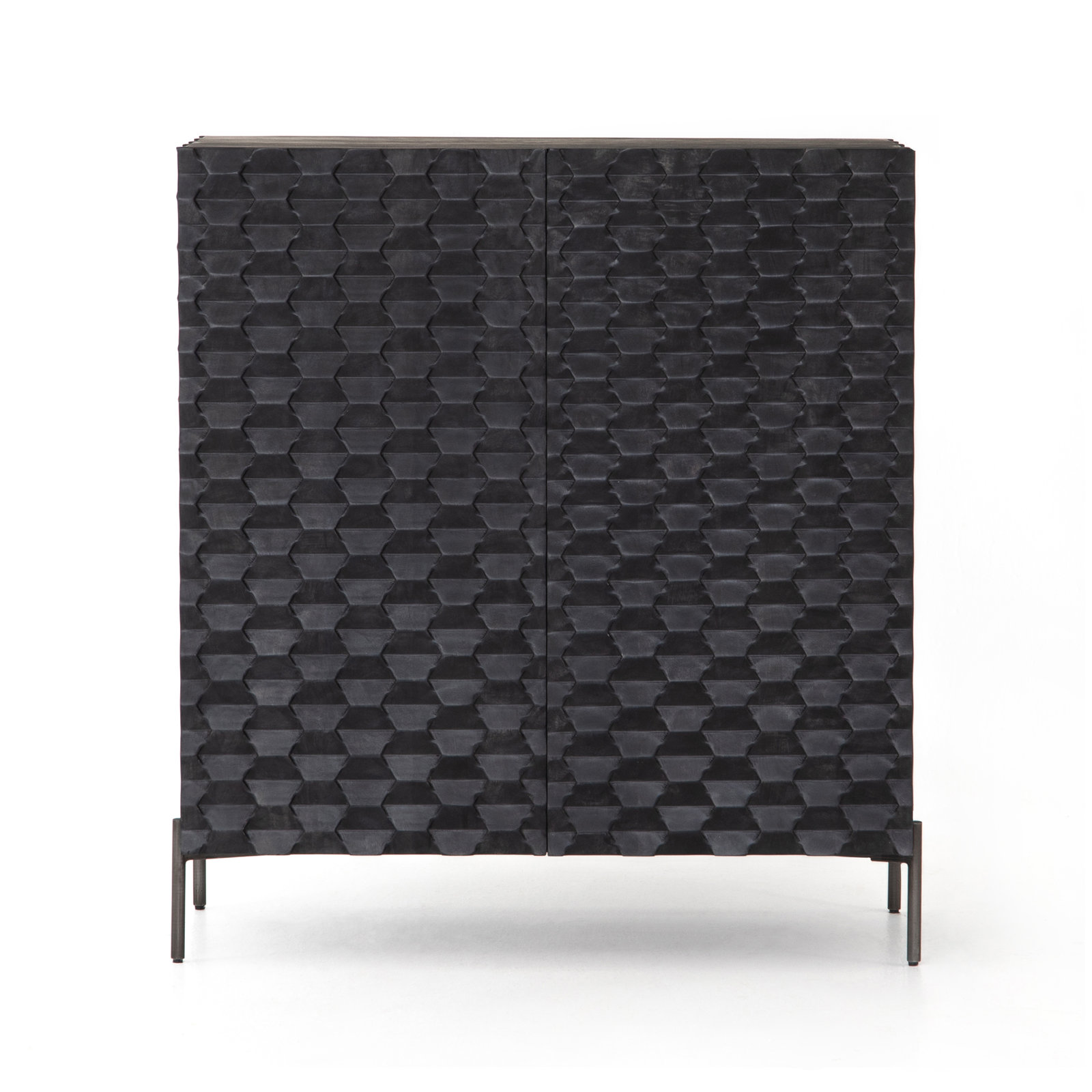Rori 40.75'' Bar Cabinet, Black