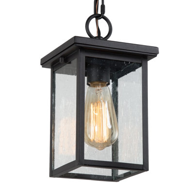Lanterne suspendue d'extérieur 1 lumière H 11 po