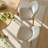 Linen Upholstered Parson Chair with Solid Wood Legs-1104132775