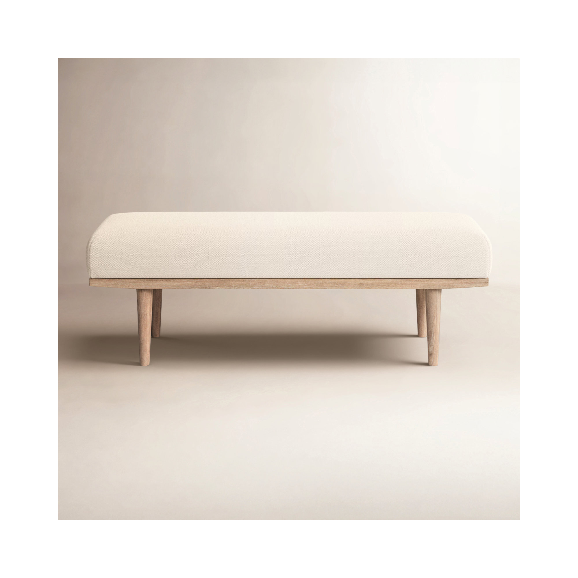 Thorin Bench, Brown, Beige