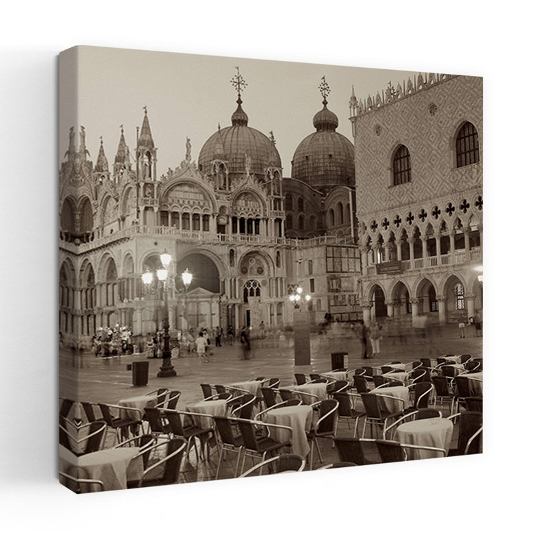 Venezia 12, architecture contemporaine, art urbain, H 32 po x l 32 po