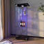 Vitrine moderne en verre avec lumières DEL pour le salon et la chambre à coucher