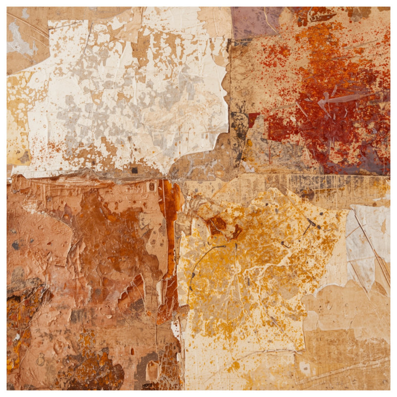 Textured Earthy Abstract Comforter, King