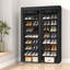 Armoire à chaussures à double rangée 10 couches-2029565000