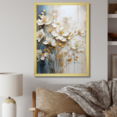 Minimalisme fleurs saisonnières IV sur toile
