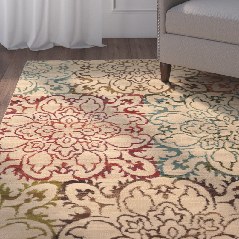 Tapis ivoire / crème Cavanagh, Rectangle 10 pi x 13 pi