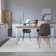 Two Tone Fringed Area Rug