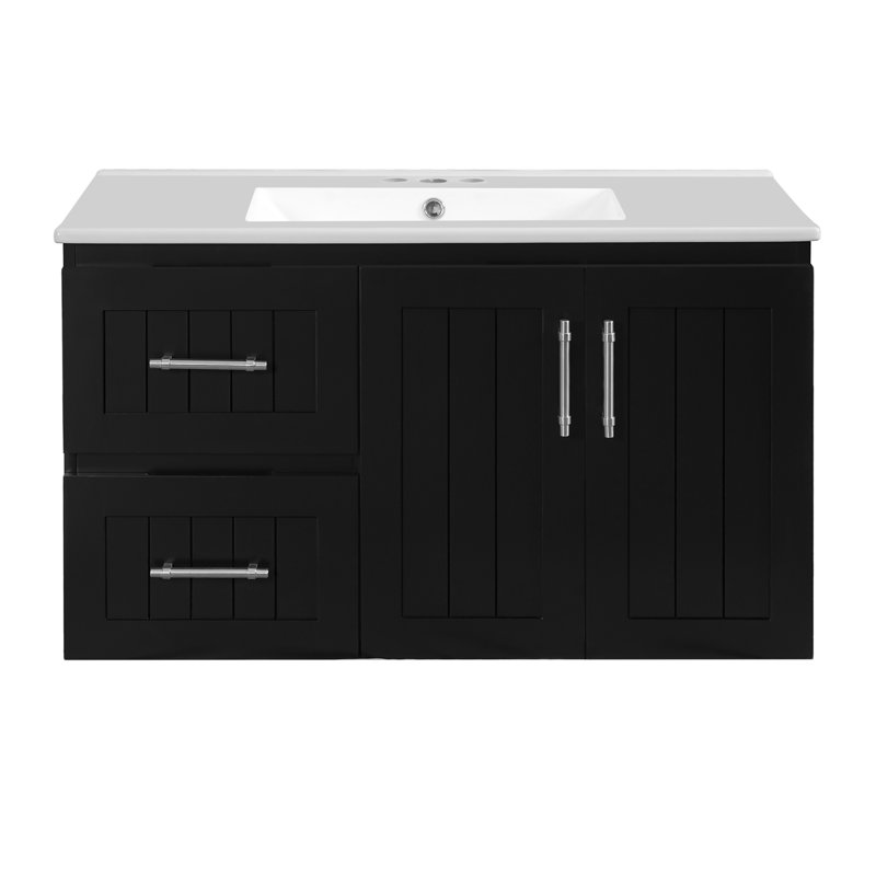 36'' Wall Mounted Bathroom Vanity