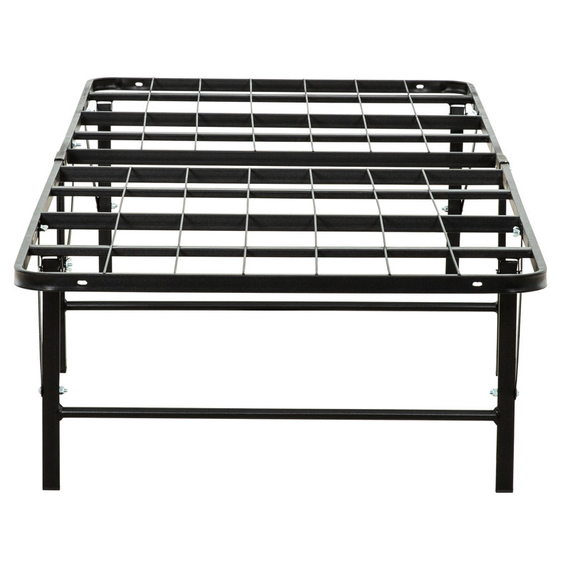 Mobilier de chambre à coucher simple en métal TG - Structure de lit robuste et robuste, sans sommier