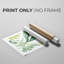Tropical Palm Chorus IV - Impression sur toile seulement - NON-CADRE-70542652