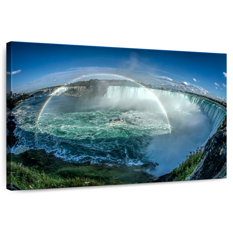 Alvord, chutes du Niagara, arc-en-ciel, H 26 po x l 39 po