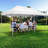 30 Ft. W x 10 Ft. D Metal Pop-up Canopy for Parties Waterproof Gazebos with 8 Detachable Sidewalls-98600870
