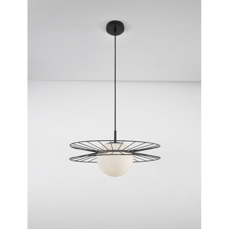 1 - Light Black Unique/Statement Pendant