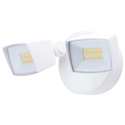 LED Security Light Dual Head Field Selectable