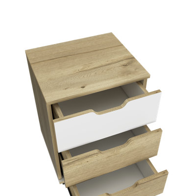 Gilyunka 40 cm W 3 -Drawer Filing Cabinet