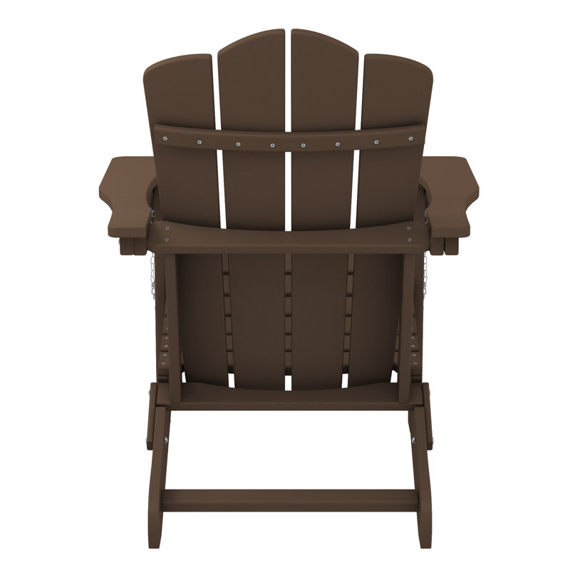 Chaise Adirondack pliante Delman, Café