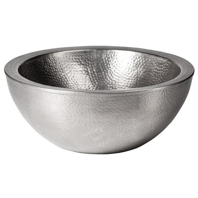 Barclay Boone 16'' Metal Circular Bathroom Sink