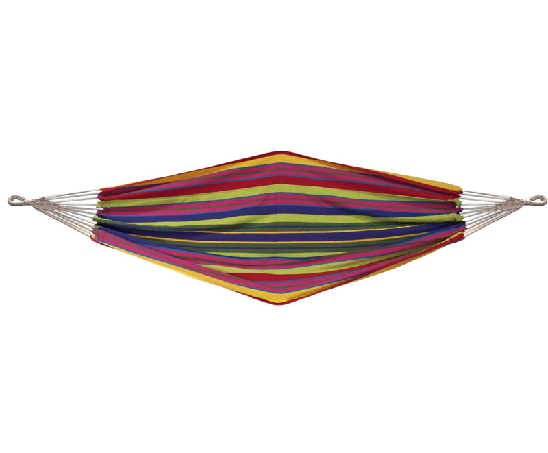 Mathis 1 Person Hammock, Pink/Green, 1" H x 40" W x 75" D