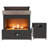 Outdoor 50000 BTU Propane Steel Fireplace