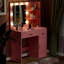 Bureau de maquillage avec lumière et miroir-223940692