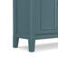 Armoire de rangement transitionnelle en bois massif l 32 po avec 2 portes et tablettes réglables Manervia-1826273372