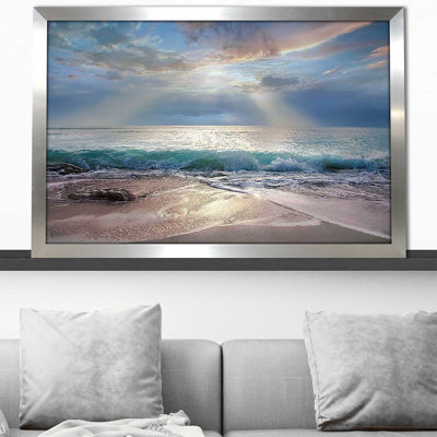 " Aqua Blue Morning " by Mike Calascibetta