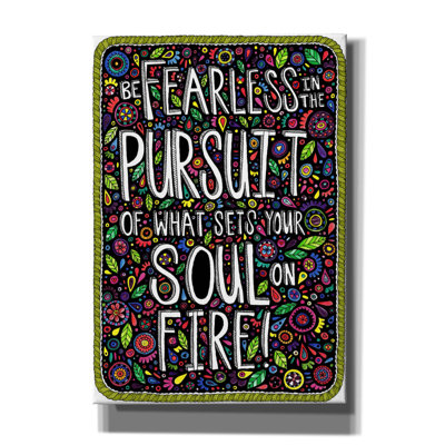 Be Fearless' by Hello Angel Canvas Wall Art