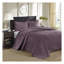 Ensemble de courtepointe réversible en coton mauve - Ensemble de literie pour lit double / grand 3 pièces avec taies décoratives assorties, antimicrobien et lavable à la machine