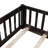 Finka Kids Floor Platforms Bed With Fence and Door-45026231-42099786