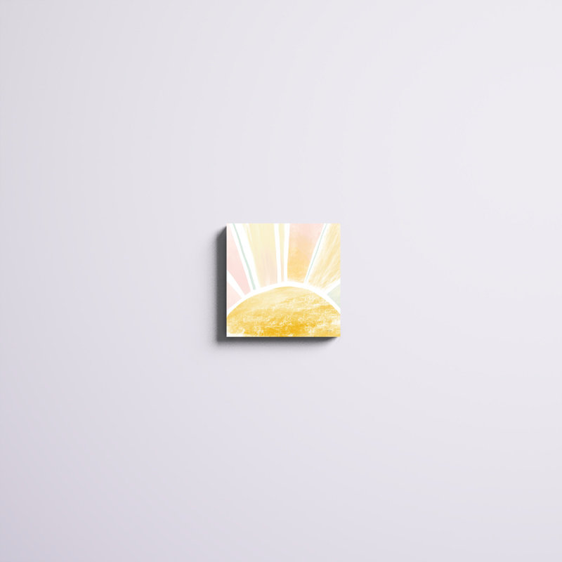 «My Sunshine» par Katrina Pete, reproduction d'art sur toile tendue, H 12 po x l 12 po