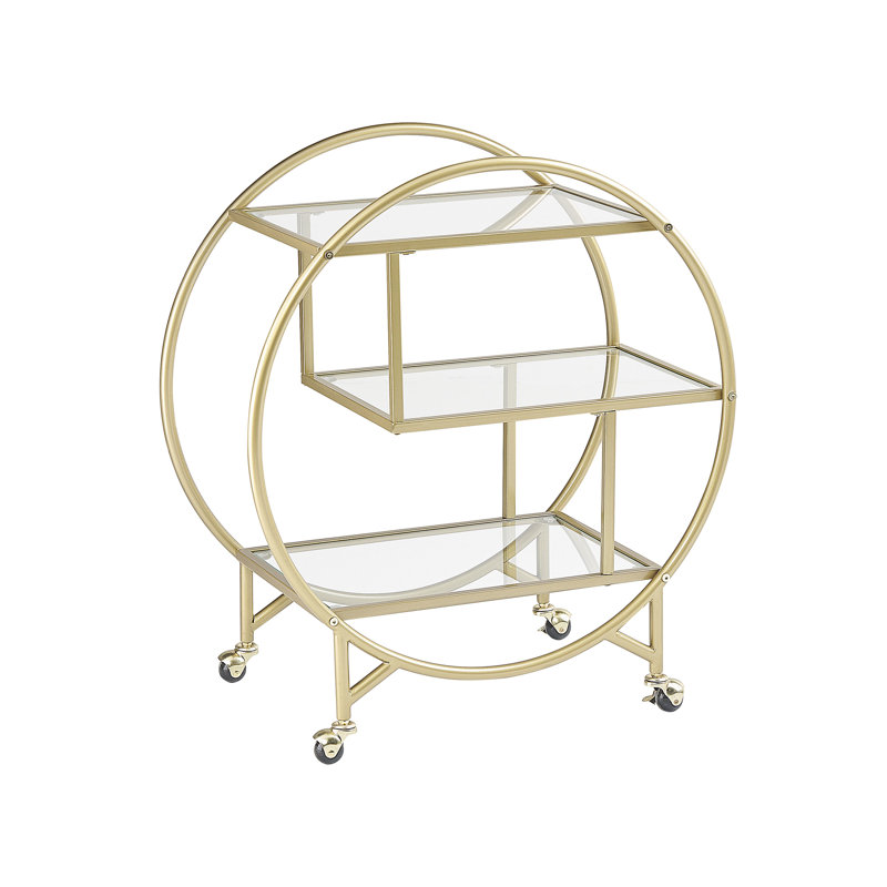 Raulston Metal Bar Cart